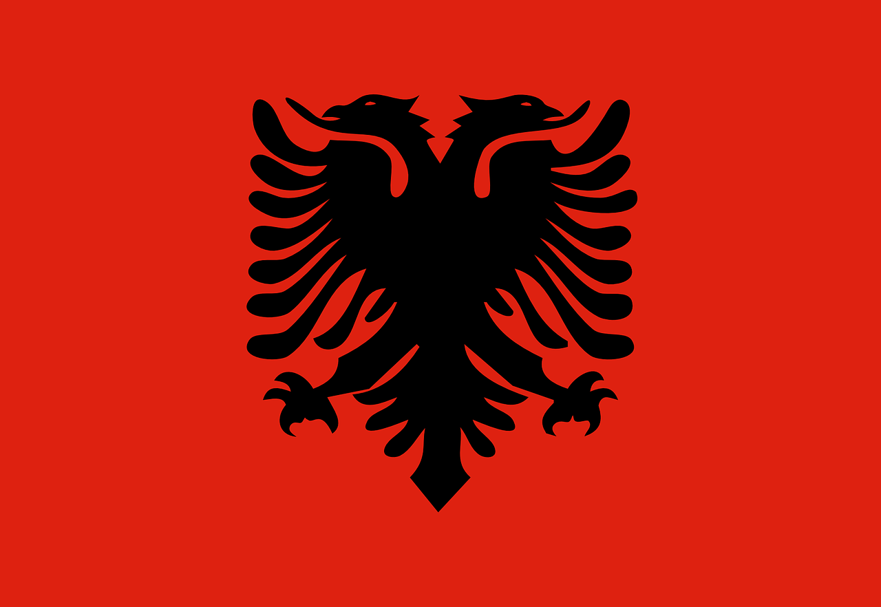 Drapeau Albanie